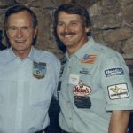 George H.W. Bush with Hank Parker