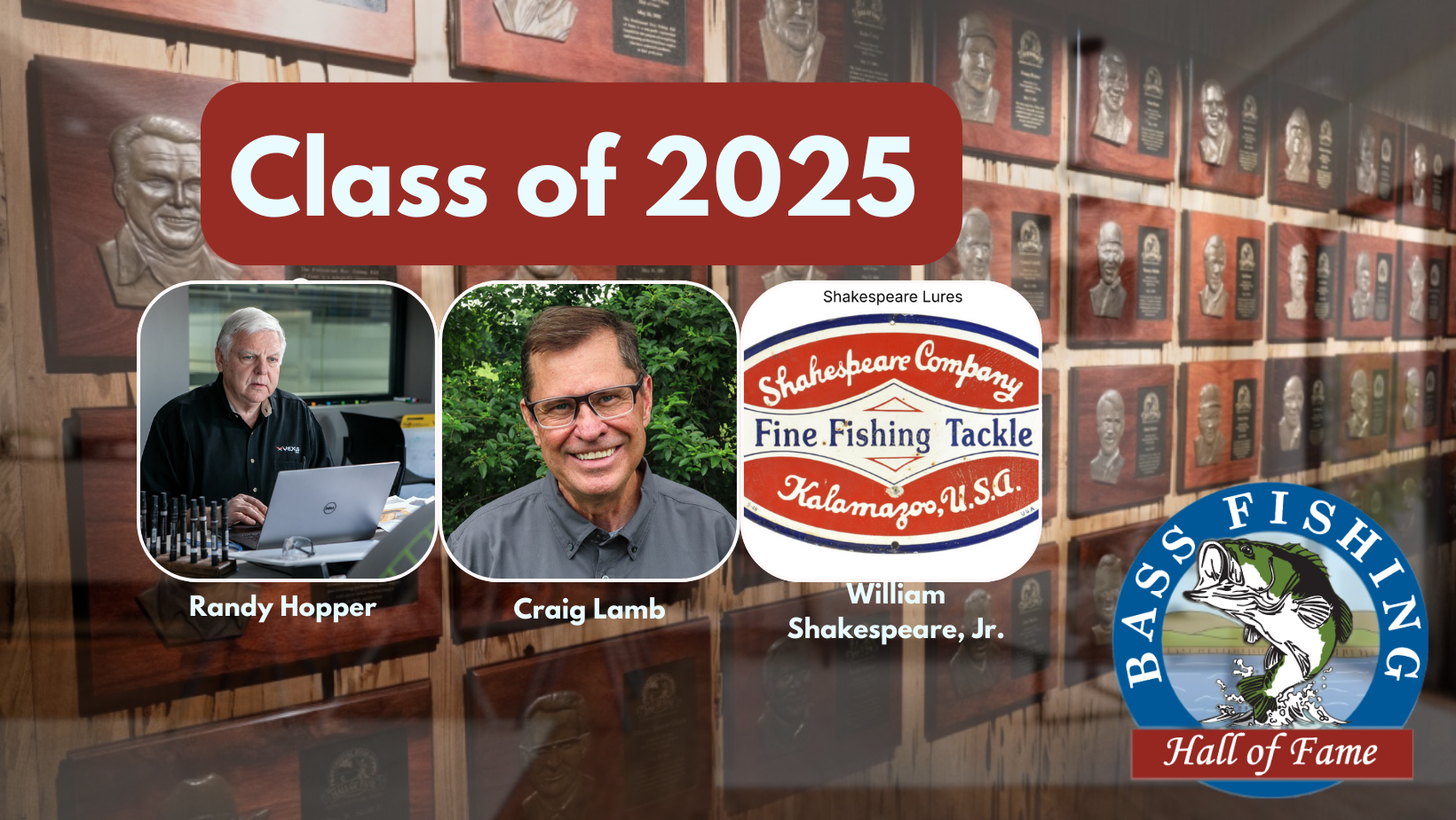 HOF Set To Induct Three In 2025 Class | Bass Fishing Hall of Fame